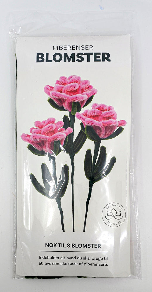 Piberenser blomster roser 3 STK