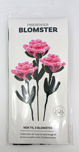 Piberenser blomster roser 3 STK