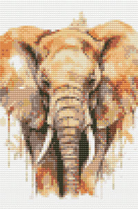 Diamond art elefant 20 x 30 cm
