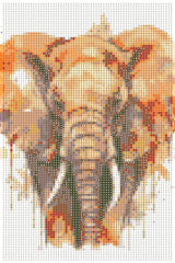 Diamond art elefant 20 x 30 cm