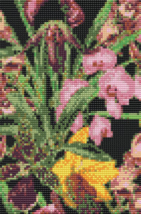 Diamond art orkidéer 20 x 30 cm