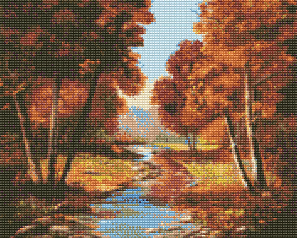 Diamond art skov/BÆK 40 x 50 cm