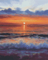 Diamond art hav M/solnedgang 40 x 50 cm