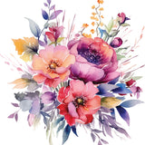 Diamond art MIX blomsterbuket 40 x 40 cm