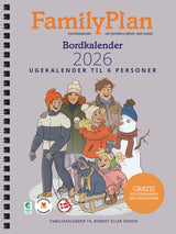 Familyplan Bordkalender 6 Pers 2026