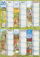 Overblikskalender A3 2026 Karton