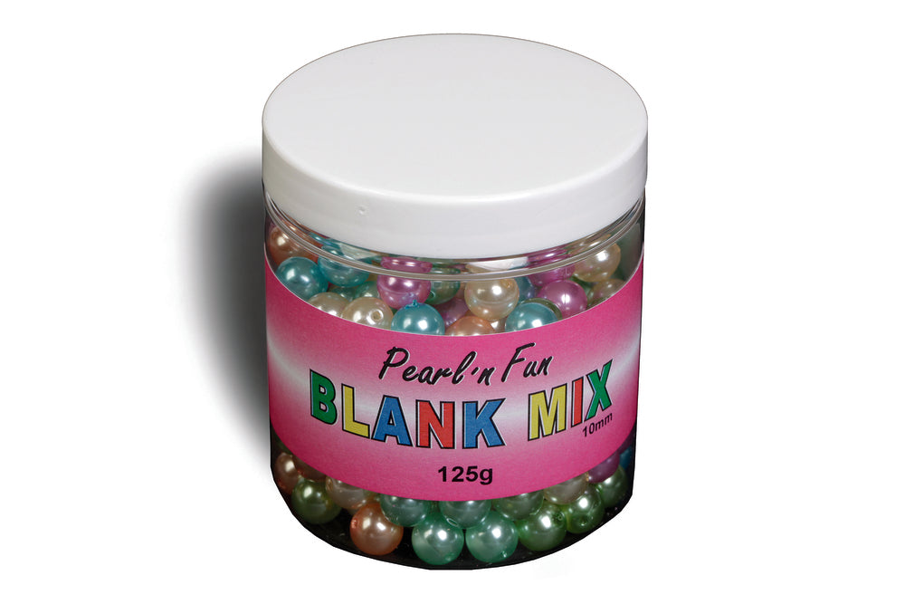 Pearl`n fun blank 10mm farver 125g bøtte ass