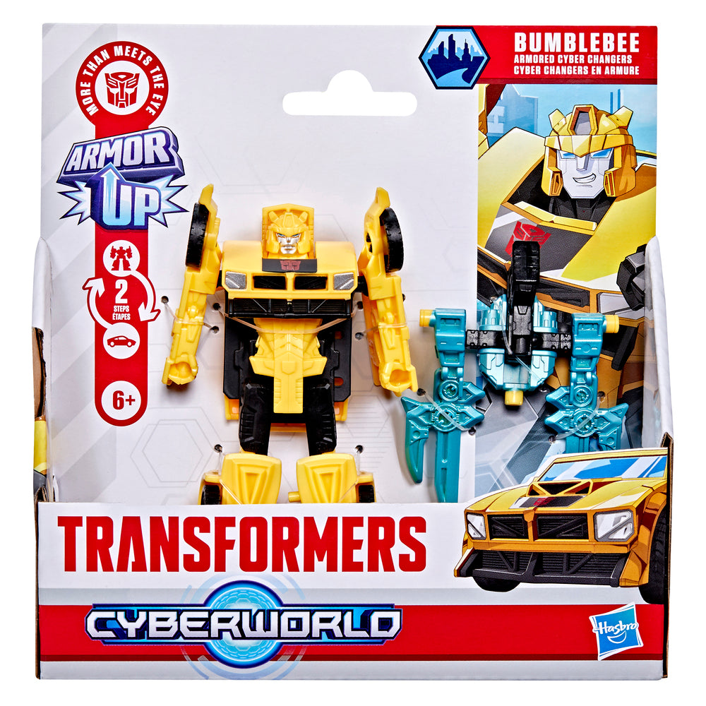 Transformers cyberworld armored cyber change ass