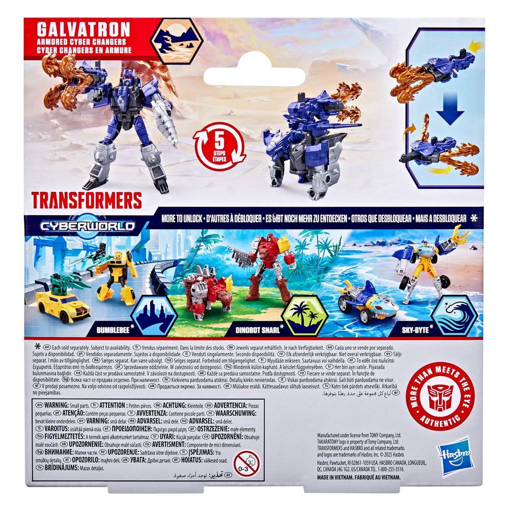 Transformers cyberworld armored cyber change ass