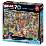 Puslespil Wasgij Mystery 28 Feline Frenzy! 1000 brikker