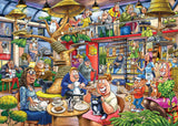Puslespil Wasgij Mystery 28 Feline Frenzy! 1000 brikker