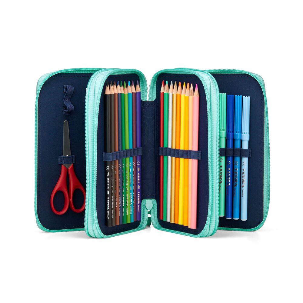 Penalhus Ergobag Maxi 3-DELT M/INDHOLD Magic BubbleBear