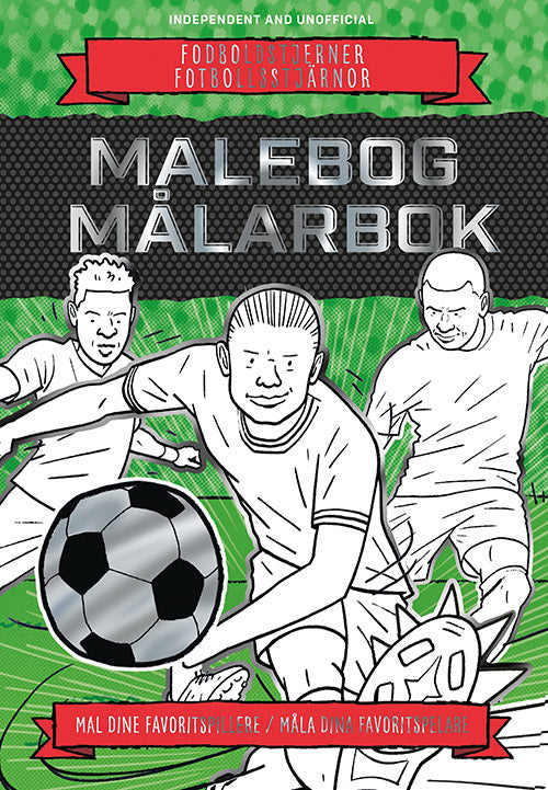 Fodboldstjerner - Deluxe malebog