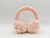 Ørevarmer Tinka Rosa m/Curly Plys og Perler