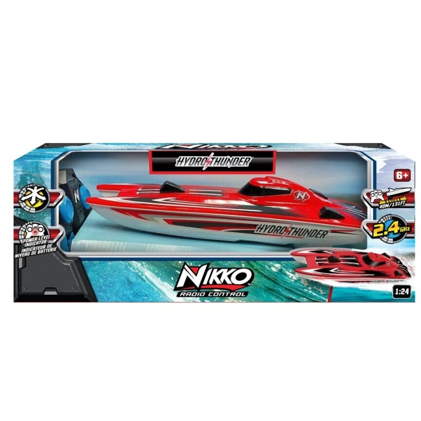 Nikko Hydro Thunder RC - Thunder Red 30 cm