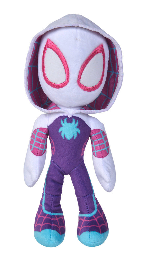 Disney Ghost Spider som bamse med selvlysende øjne, 25 cm