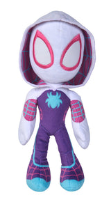 Disney Ghost Spider som bamse med selvlysende øjne, 25 cm