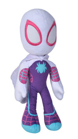 Disney Ghost Spider som bamse med selvlysende øjne, 25 cm