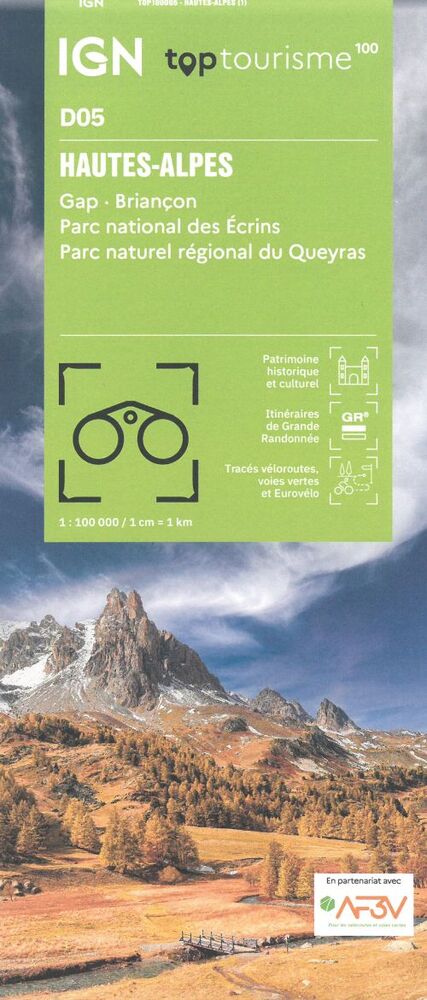 TOP100: D05: Hautes-Alpes - Gap Briancon Parc National de Ecrins Parc naturel regional du Queyras