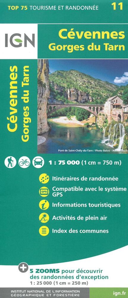 TOP75: 75011 Cevennes - Gorges du Tarn