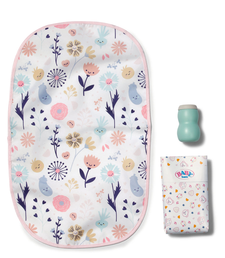 BABY born Pusletaske Blomstret