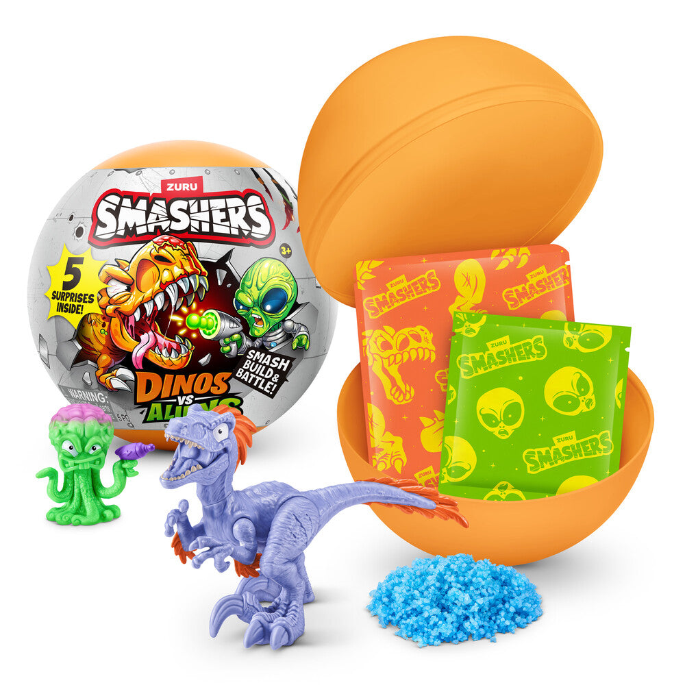 SMASHERS DINO vs aliens ass