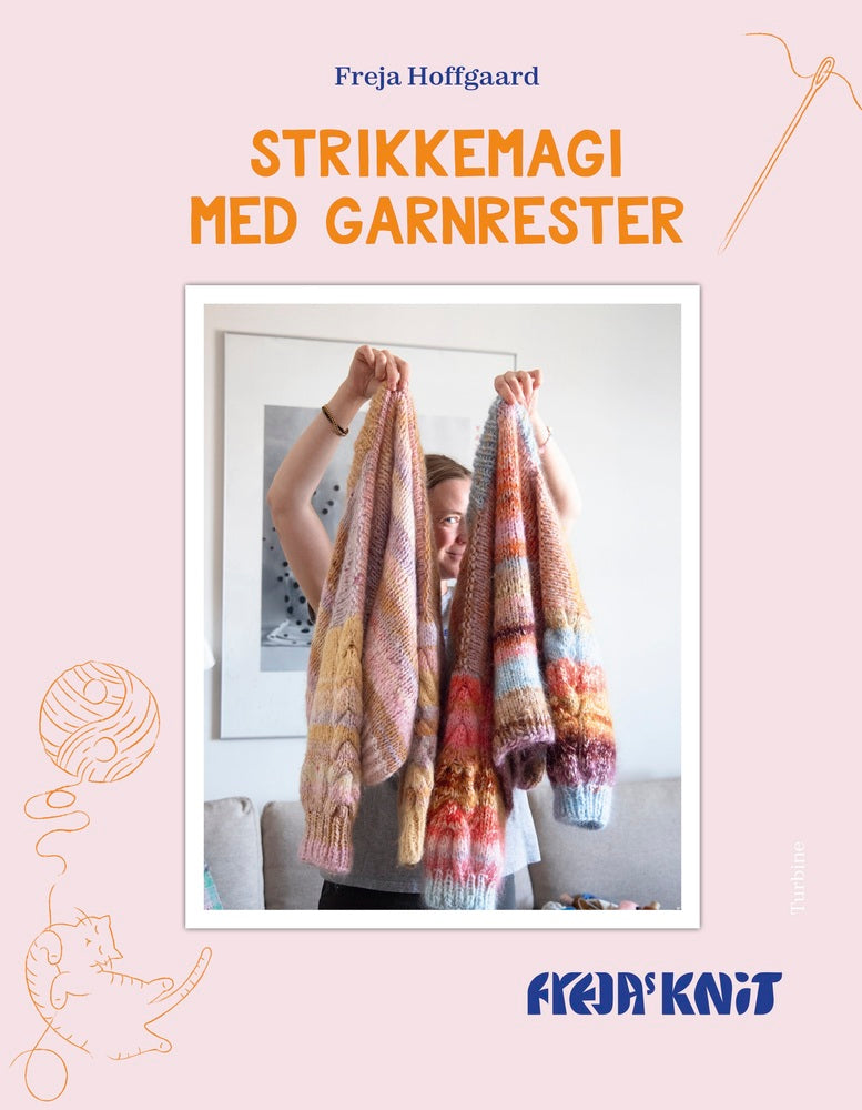 Strikkemagi med garnrester