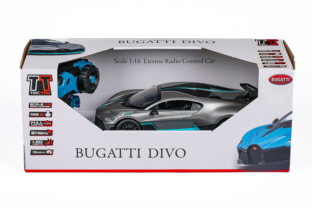 RC Bugatti Divo mørkegrå