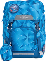 Skoletaske Beckmann 22 L Blue Lightning