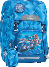 Skoletaske Beckmann 22 L Blue Lightning
