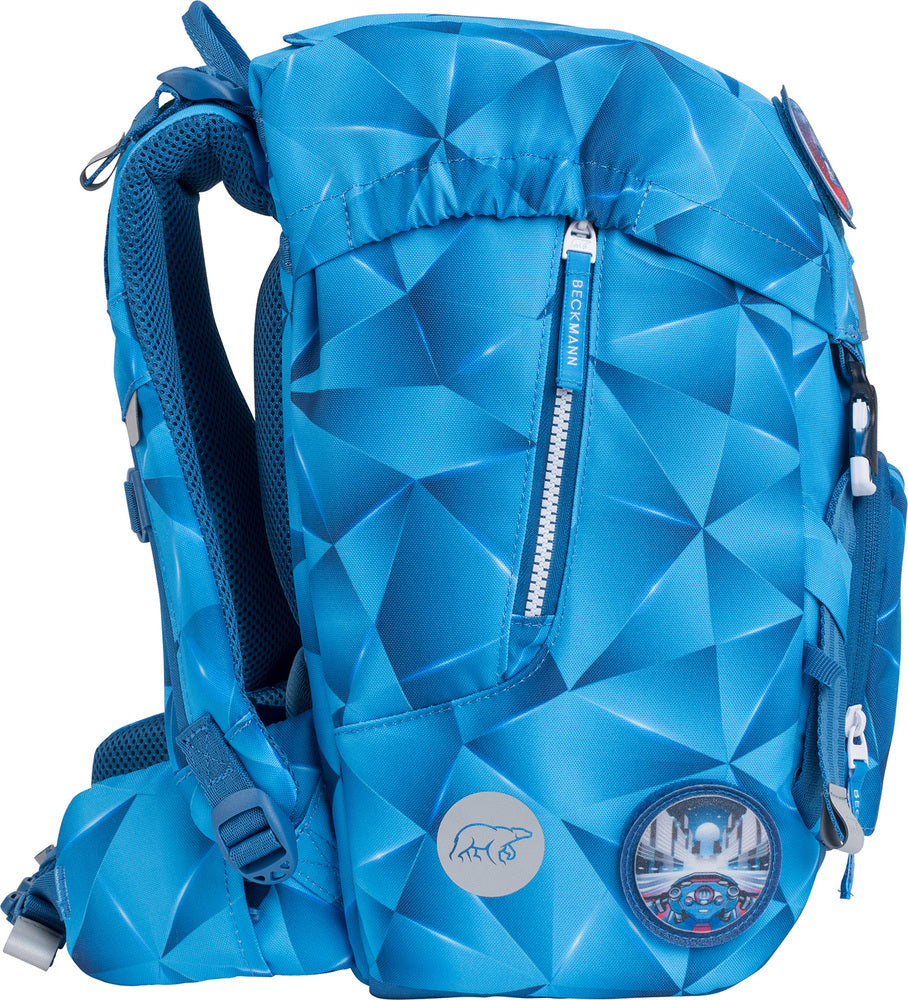 Skoletaske Beckmann 22 L Blue Lightning