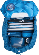 Skoletaske Beckmann 22 L Blue Lightning