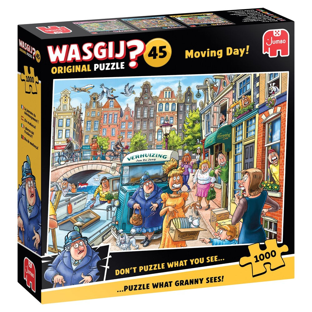 Puslespil Wasgij Original 45 Moving Day! 1000 brikker