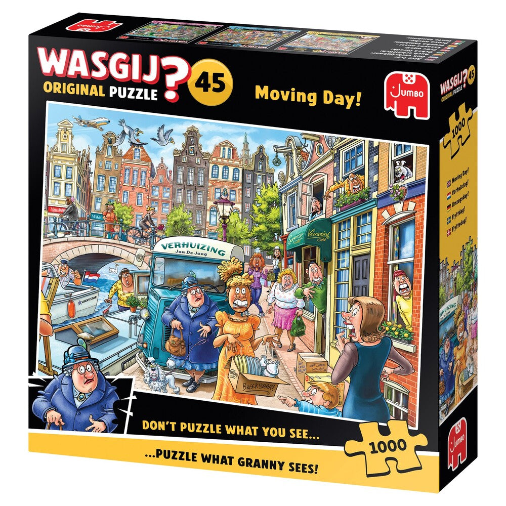Puslespil Wasgij Original 45 Moving Day! 1000 brikker