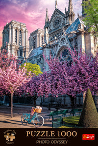 Puslespil Notre Dame Cathedral of Paris 1000 brikker