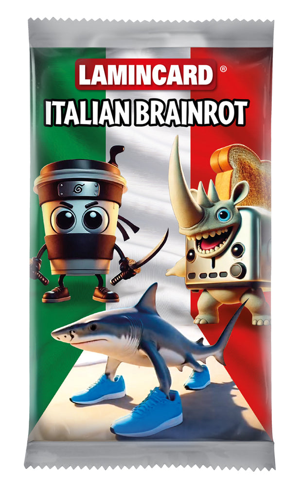 Brainrot samlekort 5 stk Ass