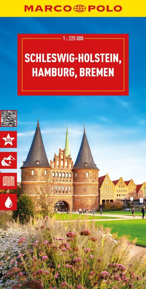 Schleswig-Holstein - Marco Polo Reisekarte Deutschland 1