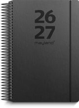 Mayland StudieKALENDER 26/27 sort karton Stor. 1 dag pr. side