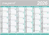Mayland KÆMPEKALENDER 26/27 2X6 MDR. VENDBAR