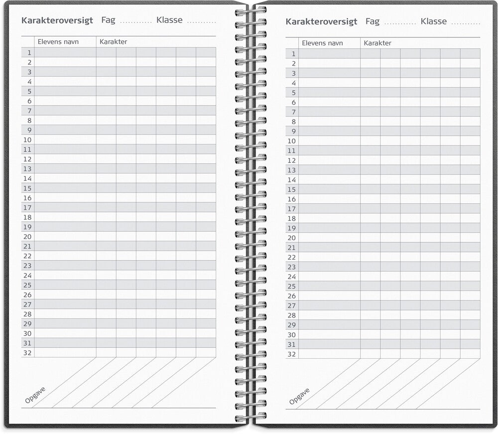 Mayland Lærerkalender 26/27 LILLE UGE HØJFORMAT sort KARTON