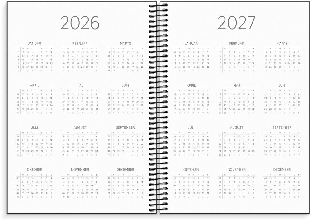 Mayland StudieKALENDER 26/27 A5 UGE Organizer & Notes