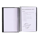 Studiekalender 2026/27 PU Mini Skildpadde præg Sort m/klap
