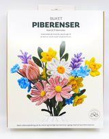 Piberenser blomster Forårsbuket 11 stk 7 ass blomster