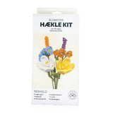 Hækle kit klare farver 6 stk. i hvid, orange, gul,lilla, blå