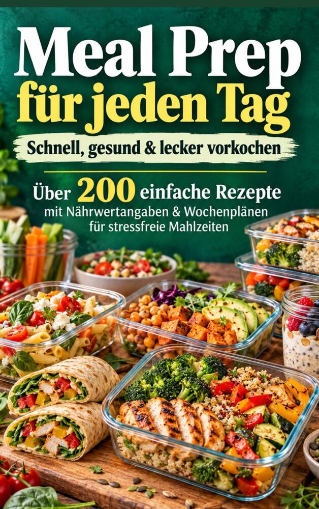 Meal Prep für jeden Tag –  Schnell, gesund & lecker vorkochen