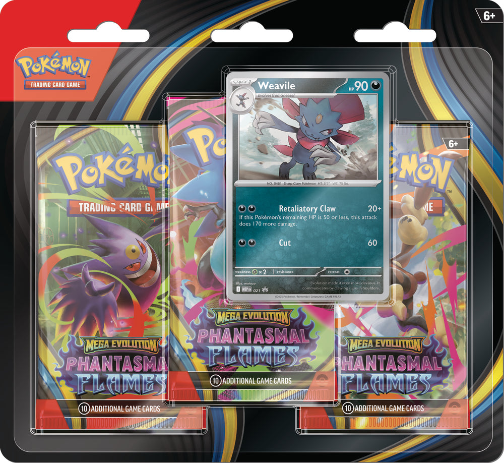 POKEMON MEGA EVOLUTION BLISTER 2 3-PAKKE