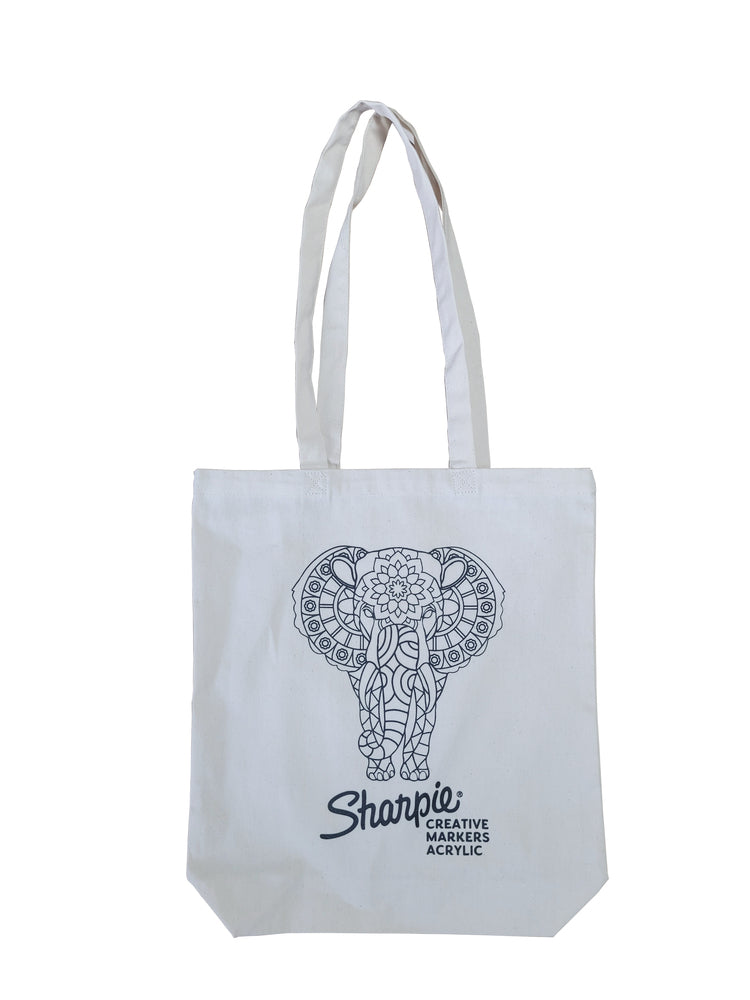 Stofpose Sharpie MED ELEFANT