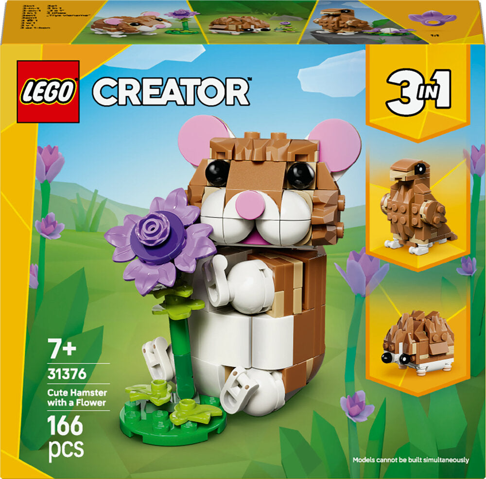 31376 LEGO Creator Sød hamster med blomst