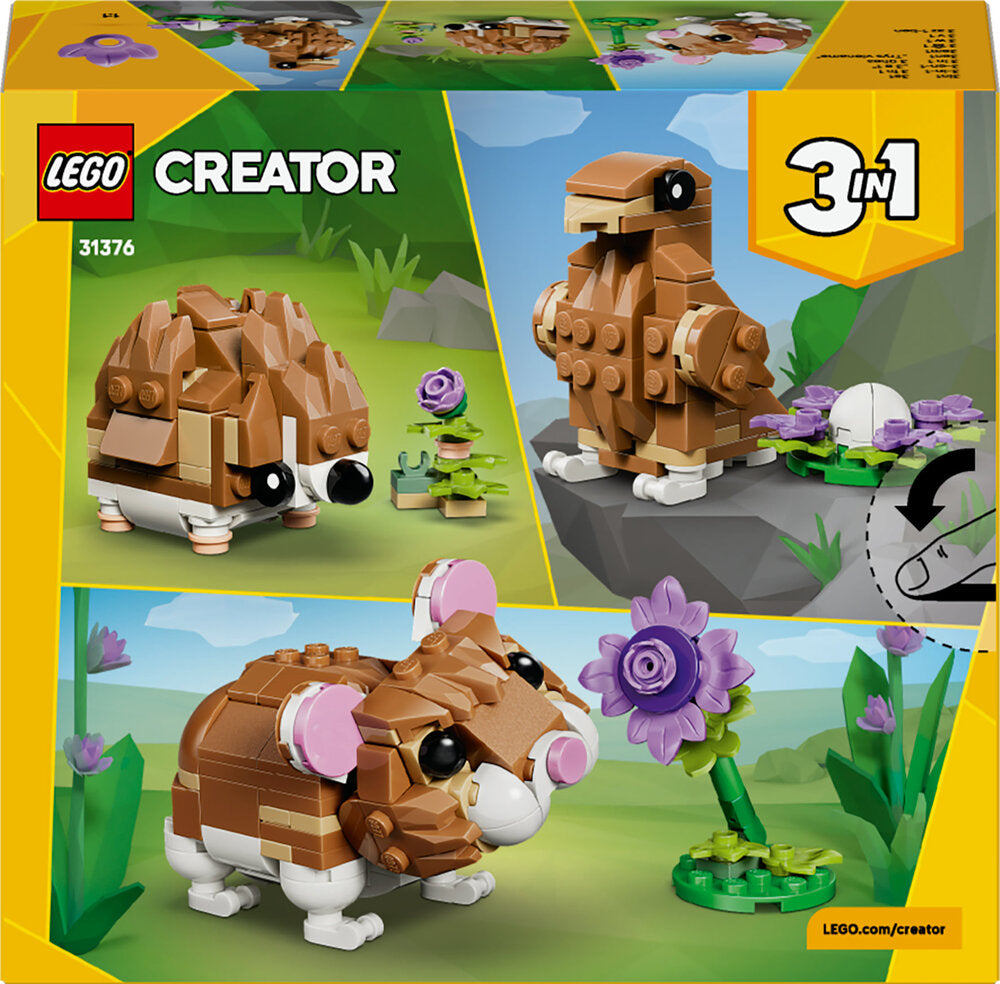 31376 LEGO Creator Sød hamster med blomst