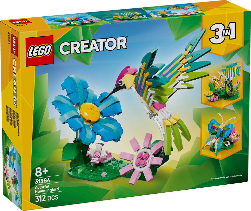 31384 LEGO Creator Vilde dyr: Farverig kolibri